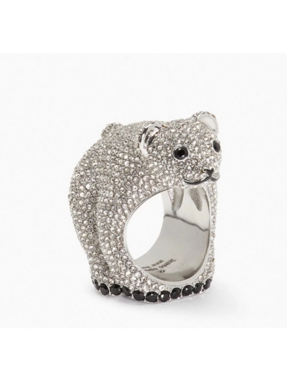 Kate spade arctic polar bear ring size 6 nwt